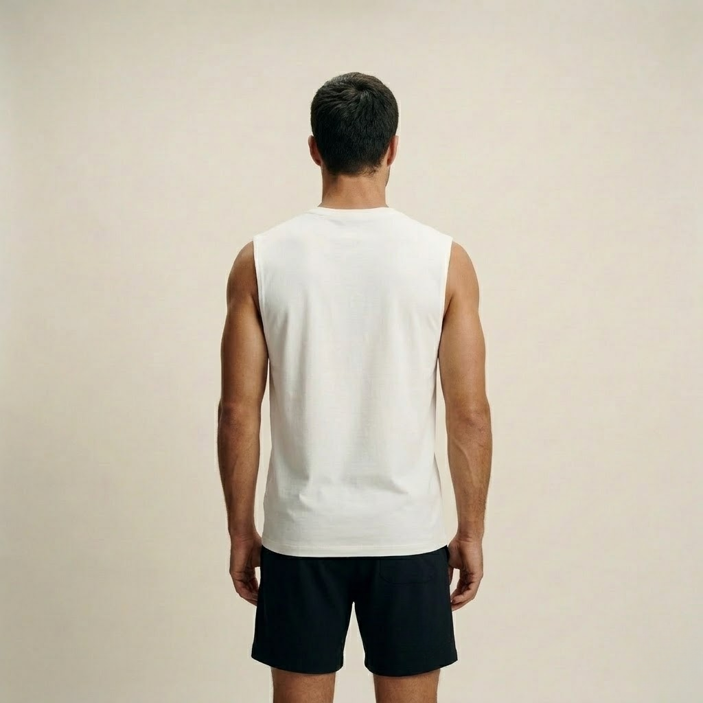 Essential Tech Tank Top White