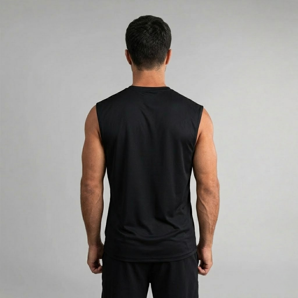 Essential Tech Tank Top Black
