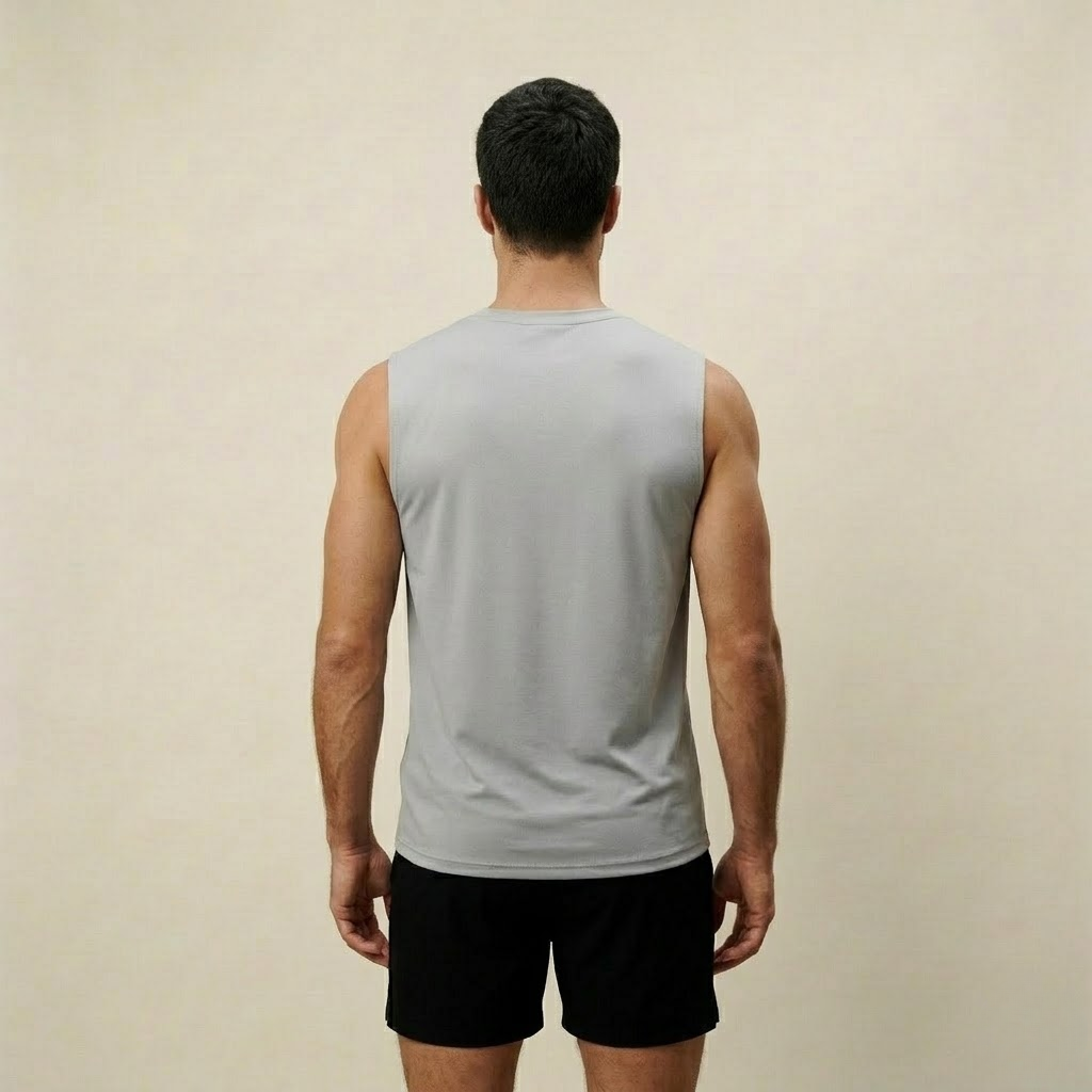 Essential Tech Tank Top Grey