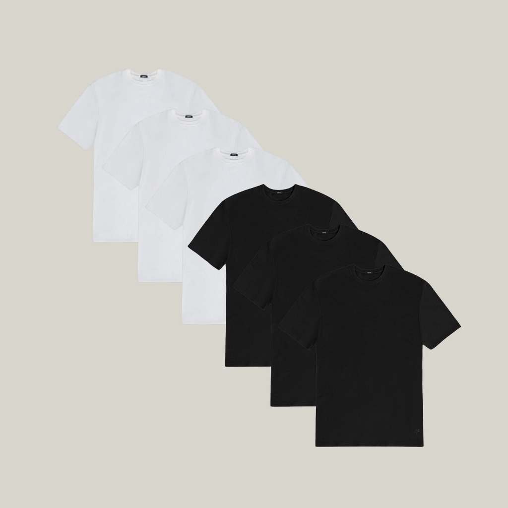 Heavyweight Essential Cotton T-Shirt 6-Pack