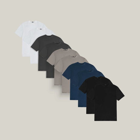 Heavyweight Essential Cotton T-Shirt 10-Pack