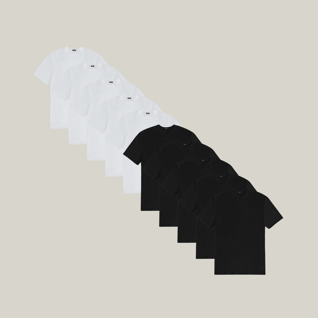 Heavyweight Essential Cotton T-Shirt 10-Pack