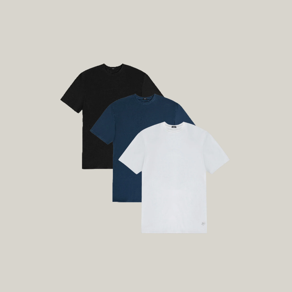 Heavyweight Essential Cotton T-Shirt 3-Pack