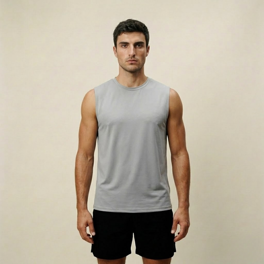 Essential Tech Tank Top Grey