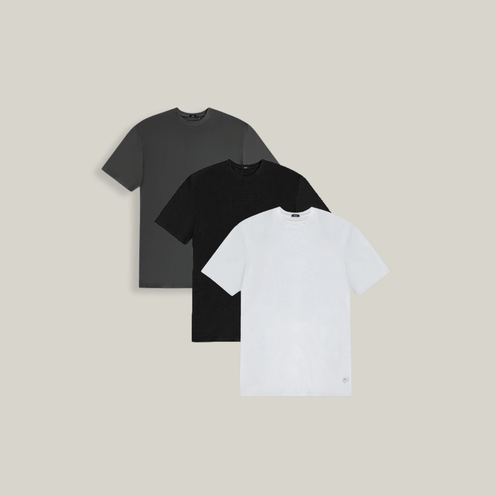 Heavyweight Essential Cotton T-Shirt 3-Pack