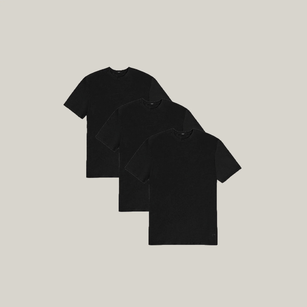 Heavyweight Essential Cotton T-Shirt 3-Pack