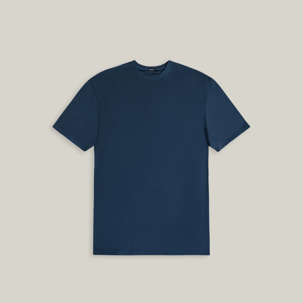Heavyweight Essential Cotton T-Shirt Navy