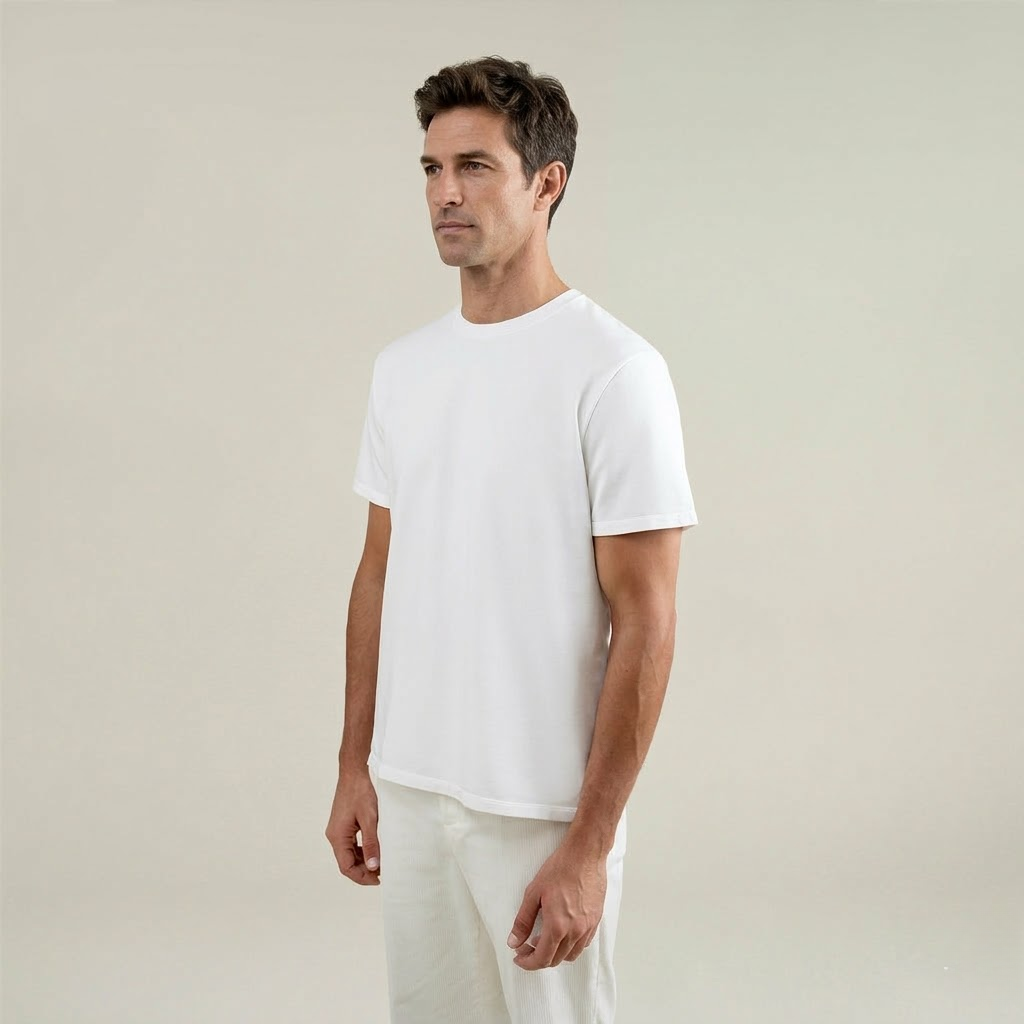 Heavyweight Essential Cotton T-Shirt White