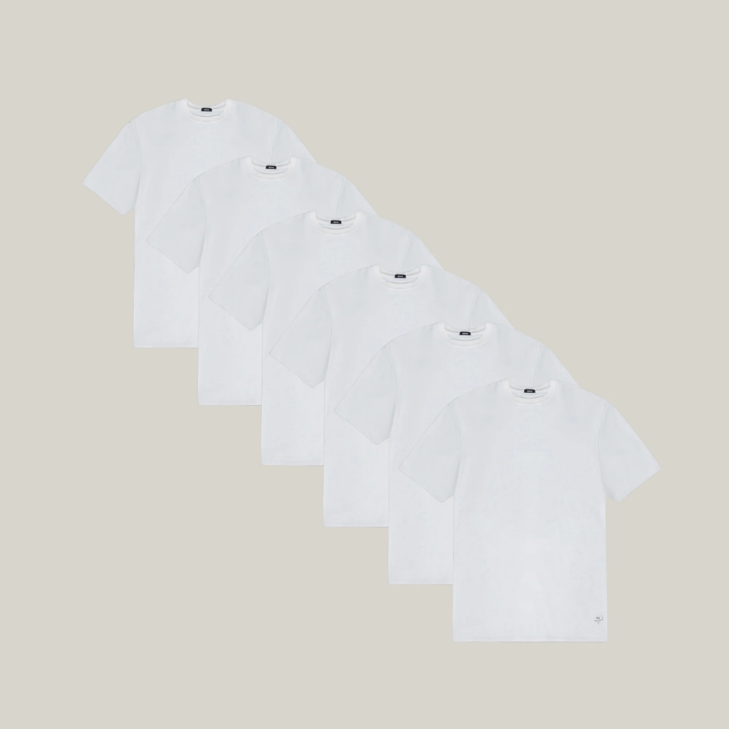 Heavyweight Essential Cotton T-Shirt 6-Pack