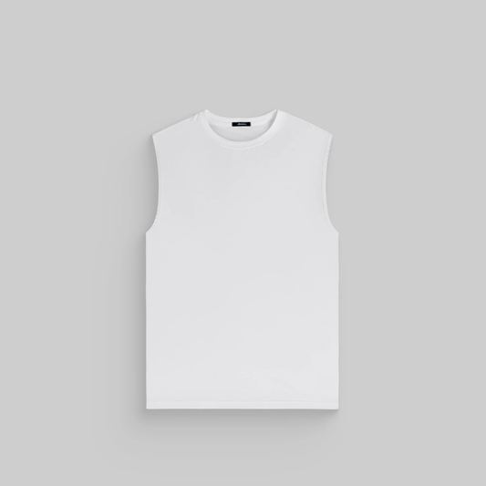 Essential Tech Tank Top White
