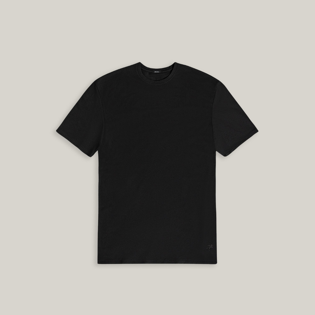 Heavyweight Essential Cotton T-Shirt Black