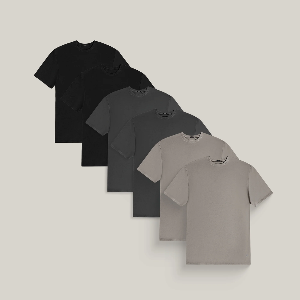 Heavyweight Essential Cotton T-Shirt 6-Pack