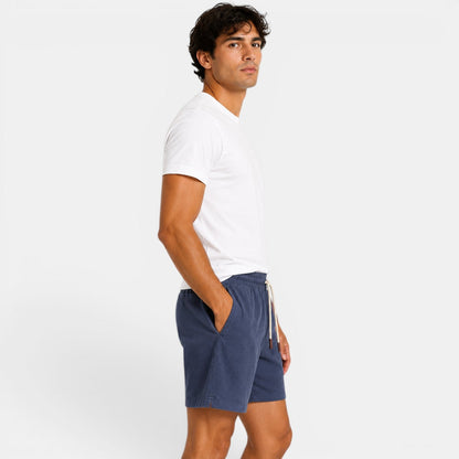 Linen Shorts - Navy