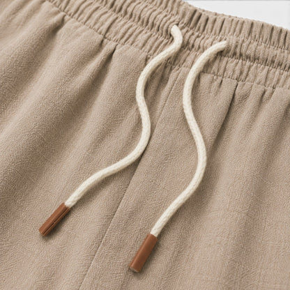 Linen Shorts - Beige