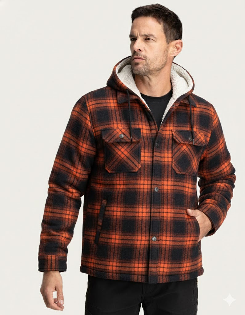 Sherpa Lined Flanne Jacket
