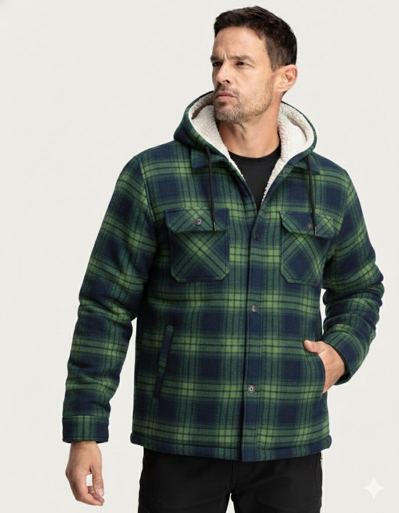 Sherpa Lined Flanne Jacket