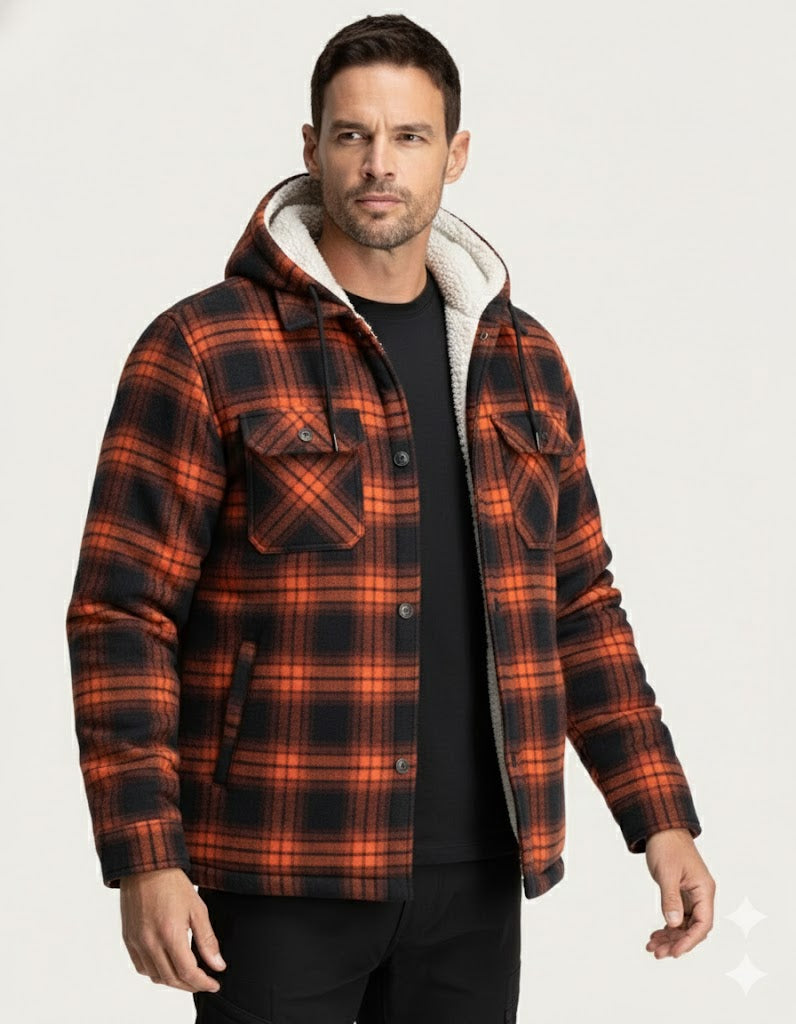 Sherpa Lined Flanne Jacket