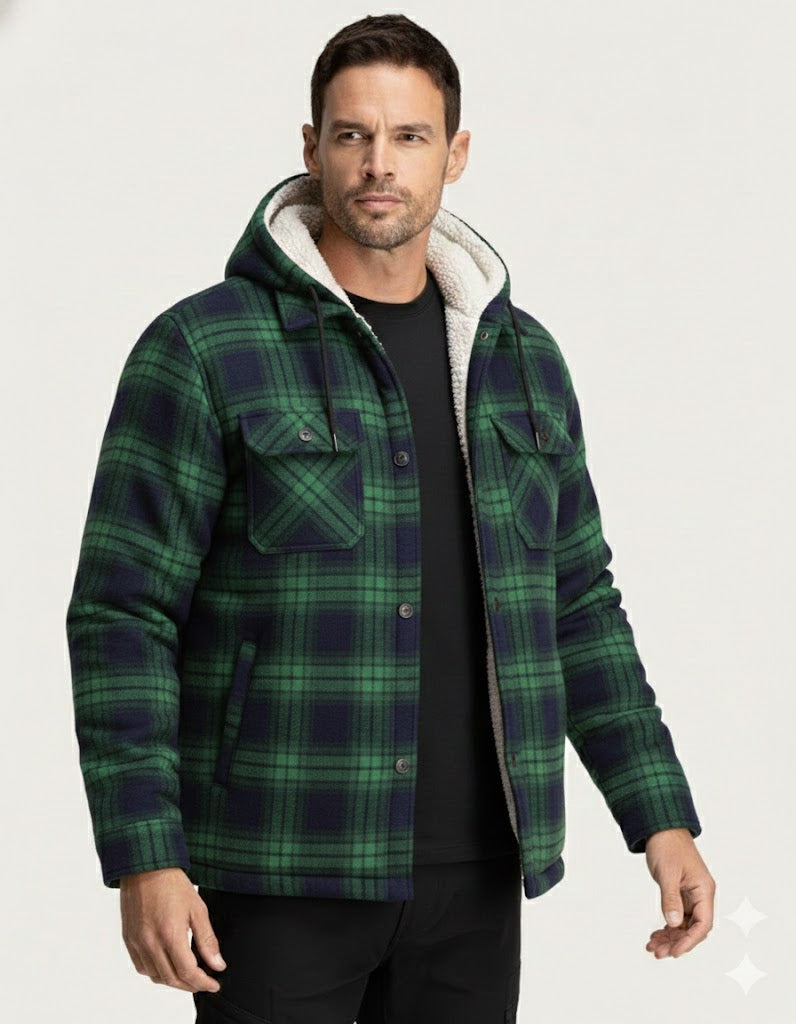 Sherpa Lined Flanne Jacket