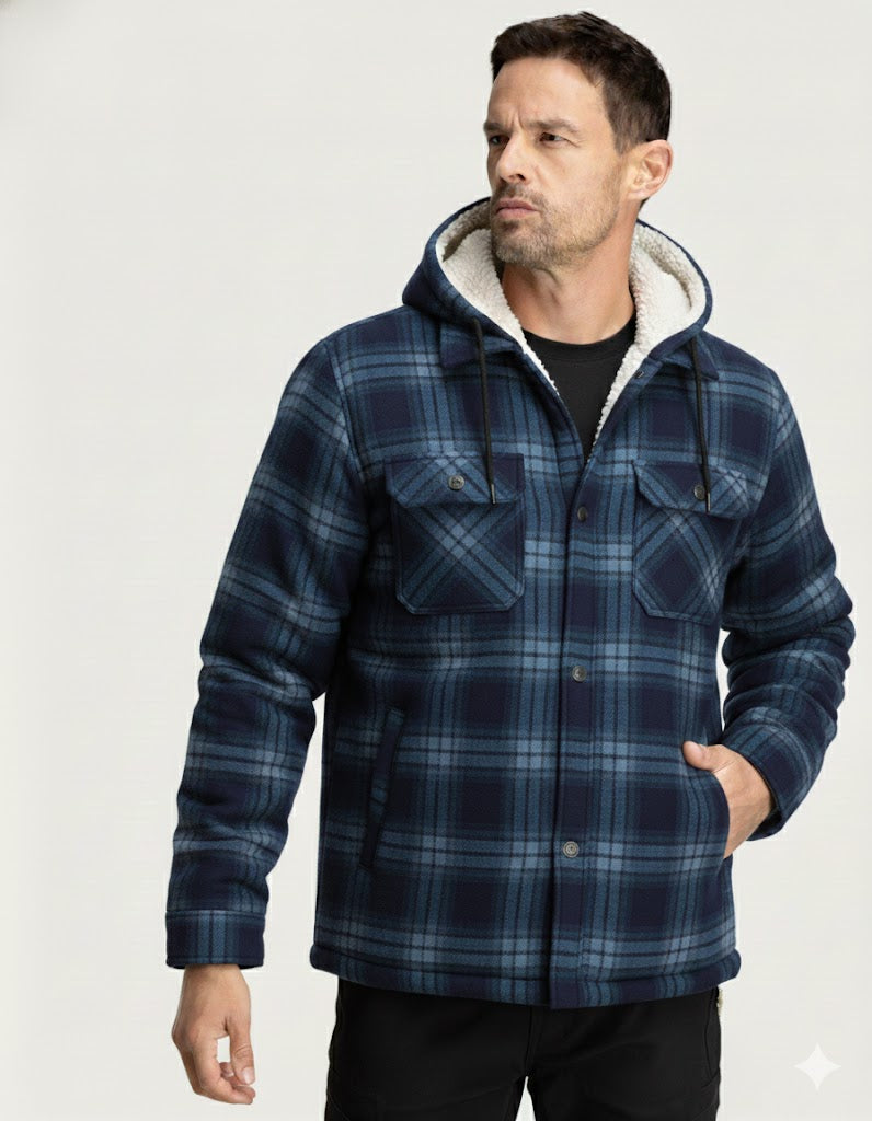 Sherpa Lined Flanne Jacket