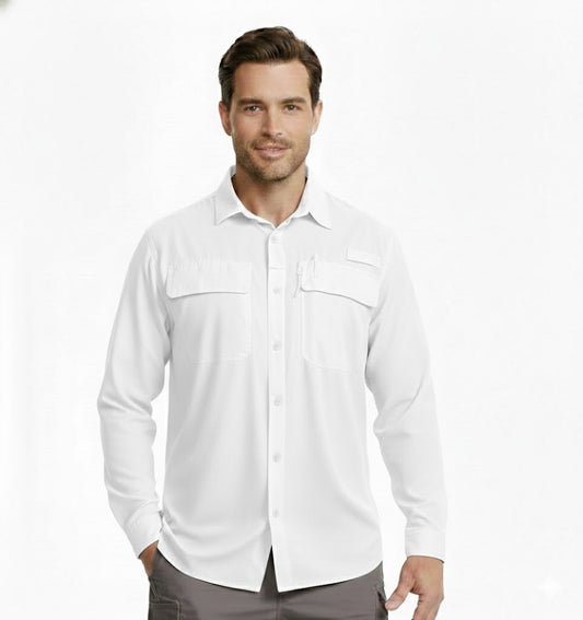 Quick Dry Cargo Breathable Shirts Long Sleeve