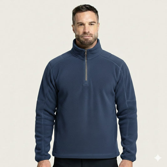 Quarter Zip Fleece Thermal Jacket
