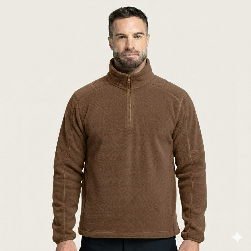 Quarter Zip Fleece Thermal Jacket