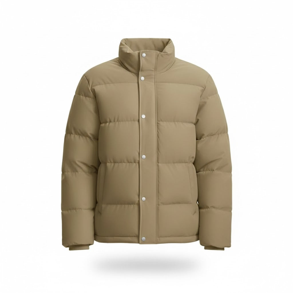 Windproof Duck Down Puffer Jacket